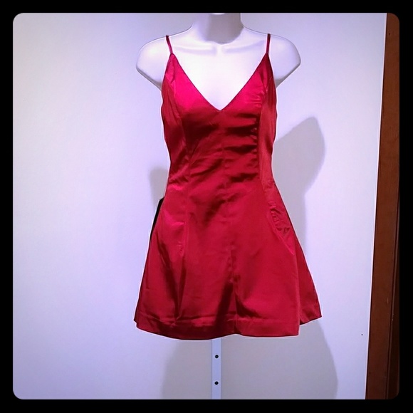 Bebe Dresses & Skirts - BEBE RED PARTY DRESS